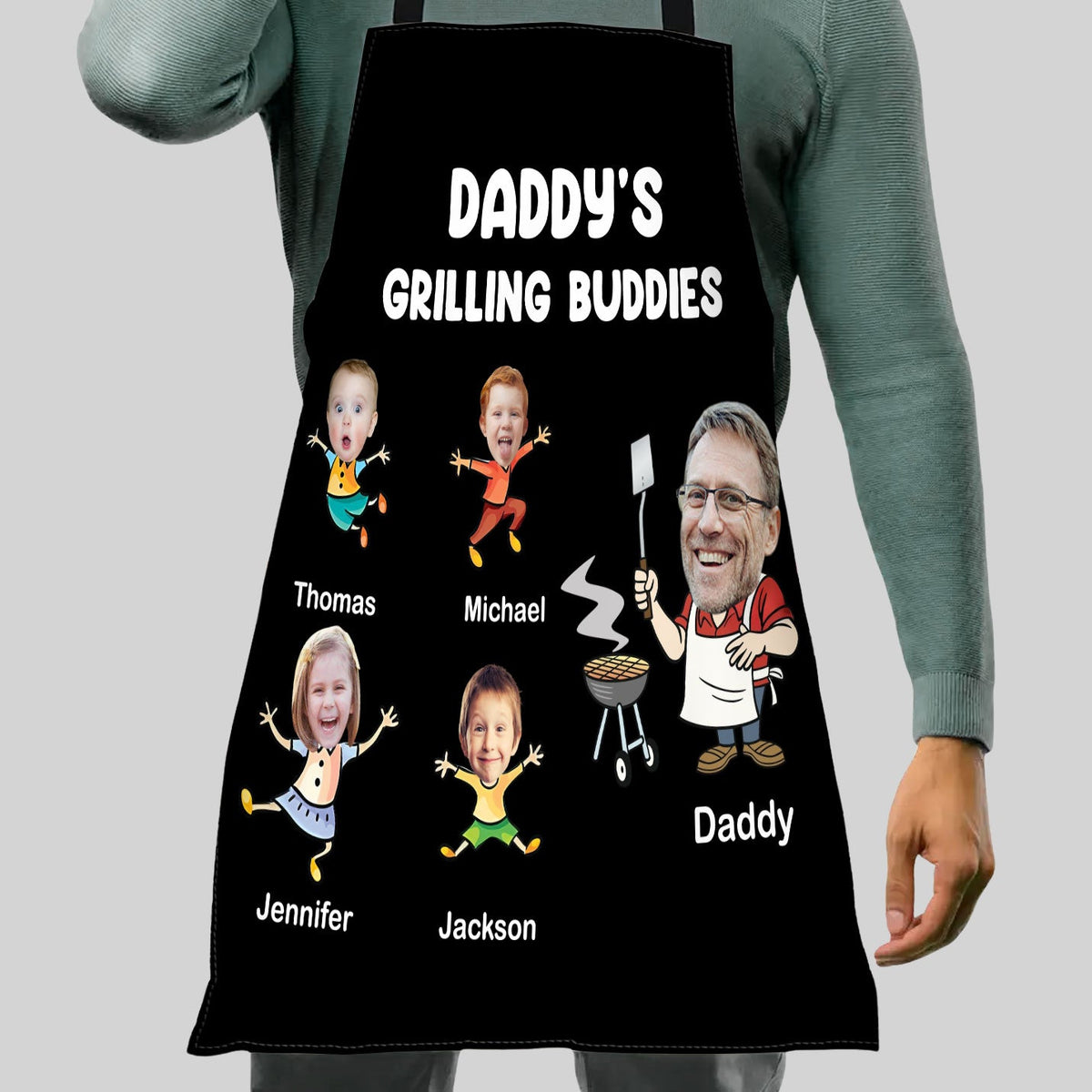 Grilling Together - Personalized Apron