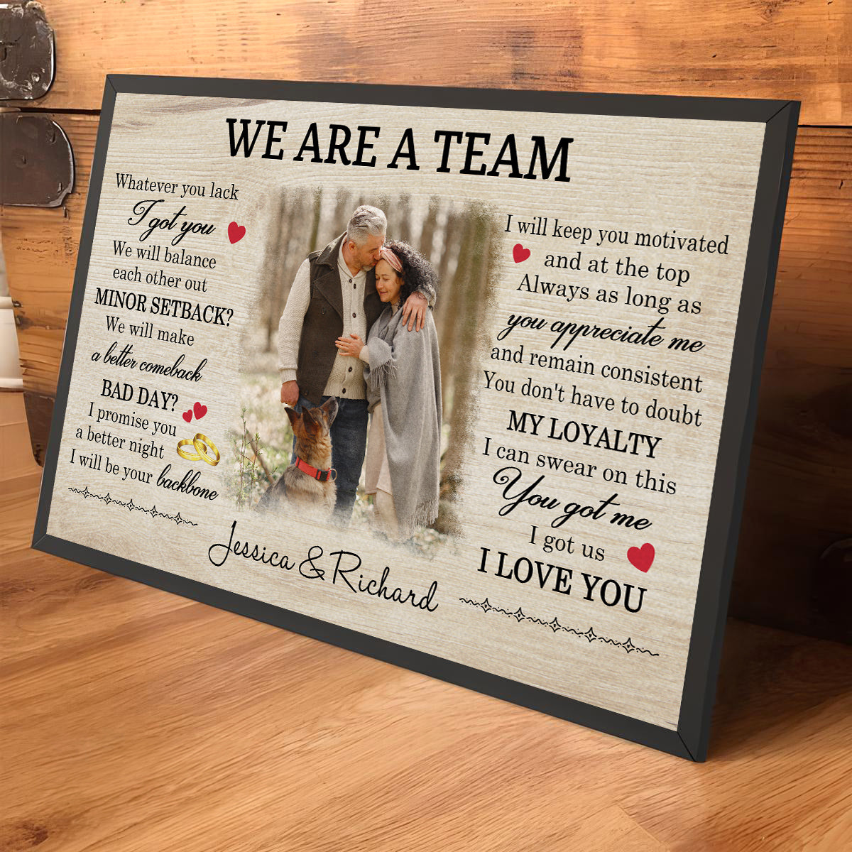 You Got Me I Got Us - Personalized Poster