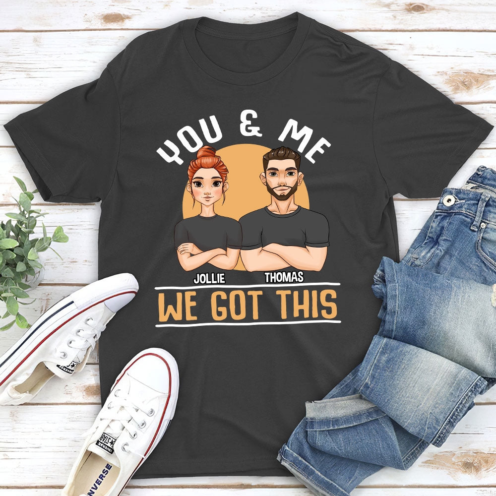 Custom Anniversary Keepsake Gifts For Couple • We Got This - Personalized Classic T-shirt