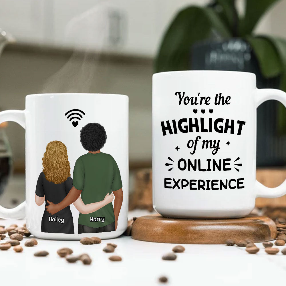Custom Anniversary Keepsake Gifts For Couple • Online Experience - Personalized Coffee Mug