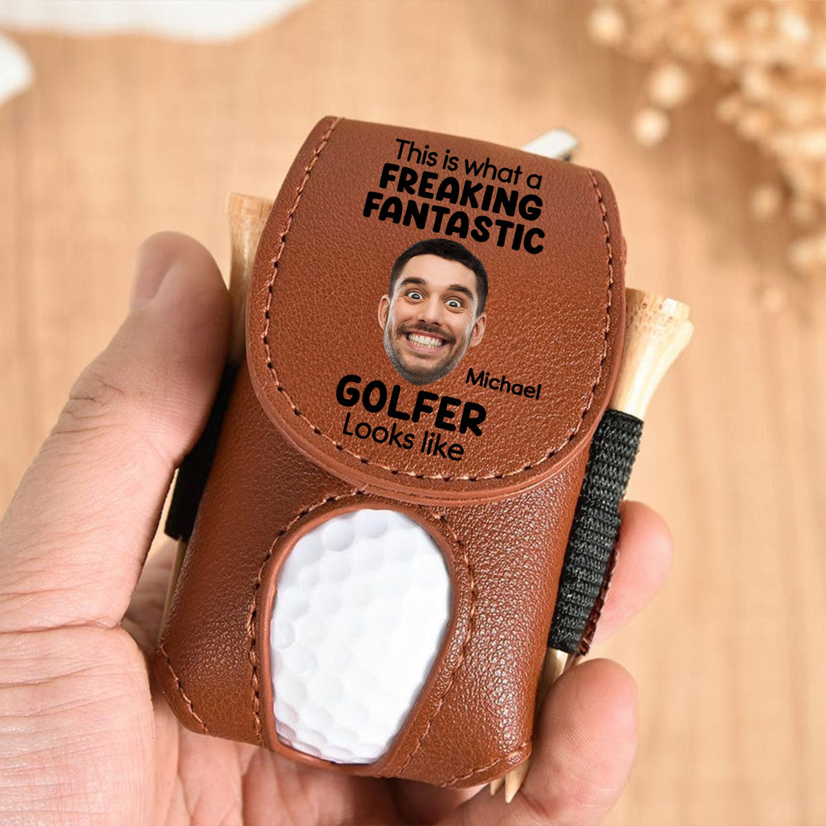 Freaking Fantastic Golfer - Personalized Golf Ball Bag