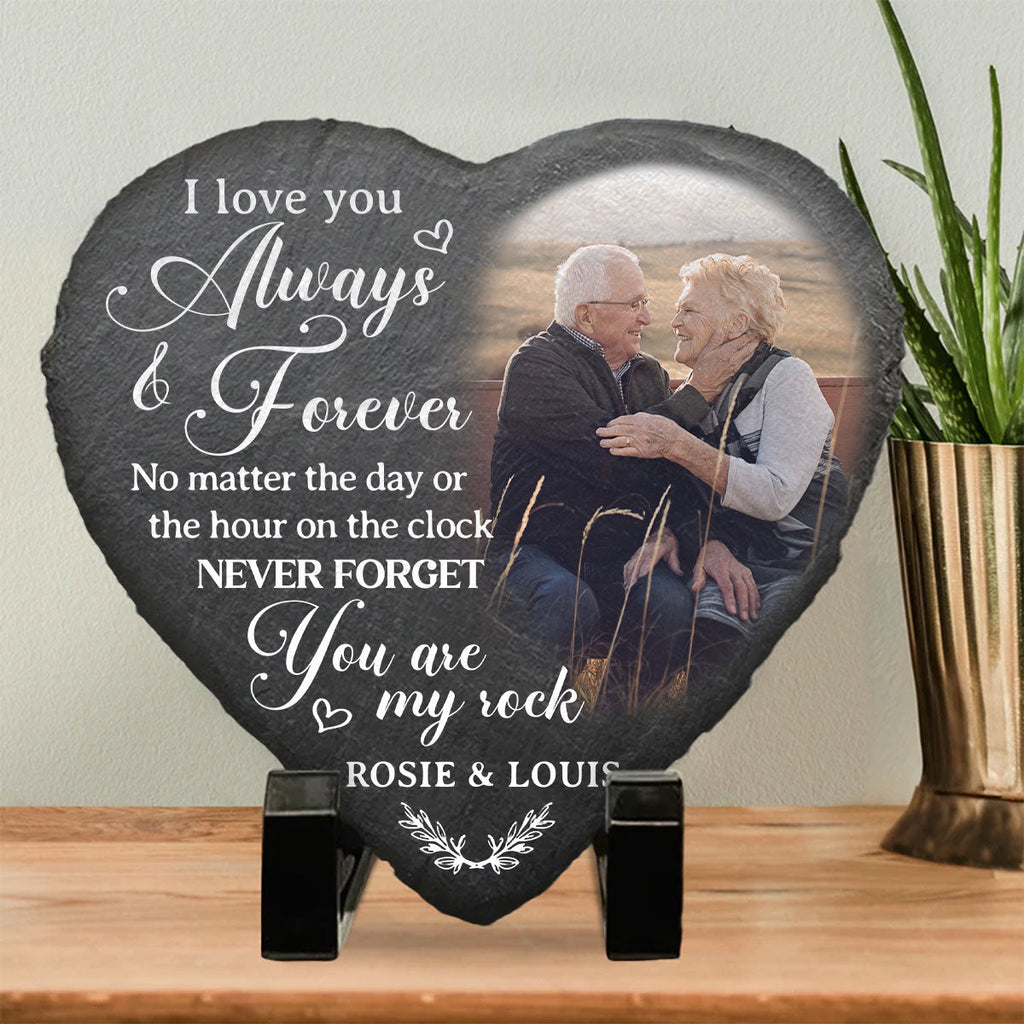 My Rock - Personalized Heart Shaped Stone