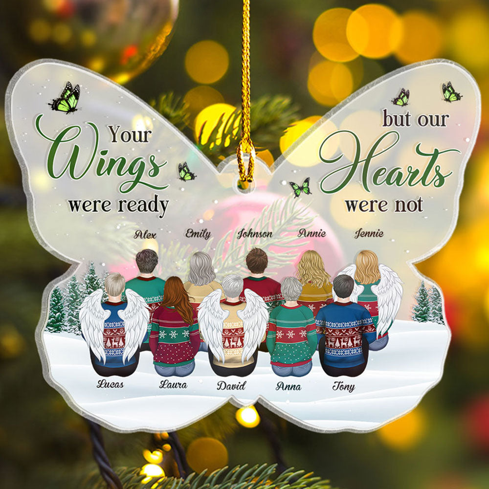 Custom Family Ornament, Christmas Gift for Family Members •  Always On My Mind - Personalized Acrylic Ornament