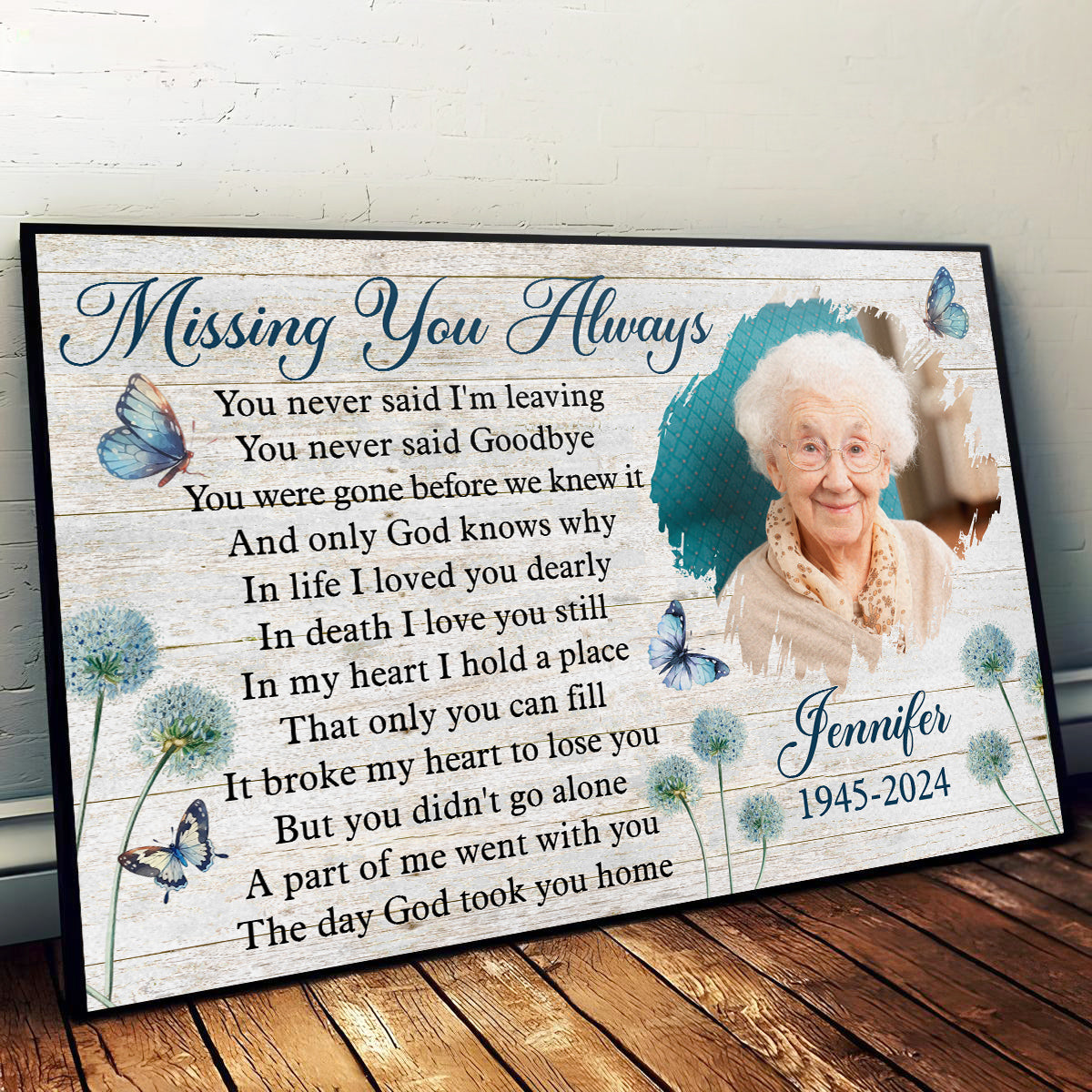 Missing You Always - Personalized Poster