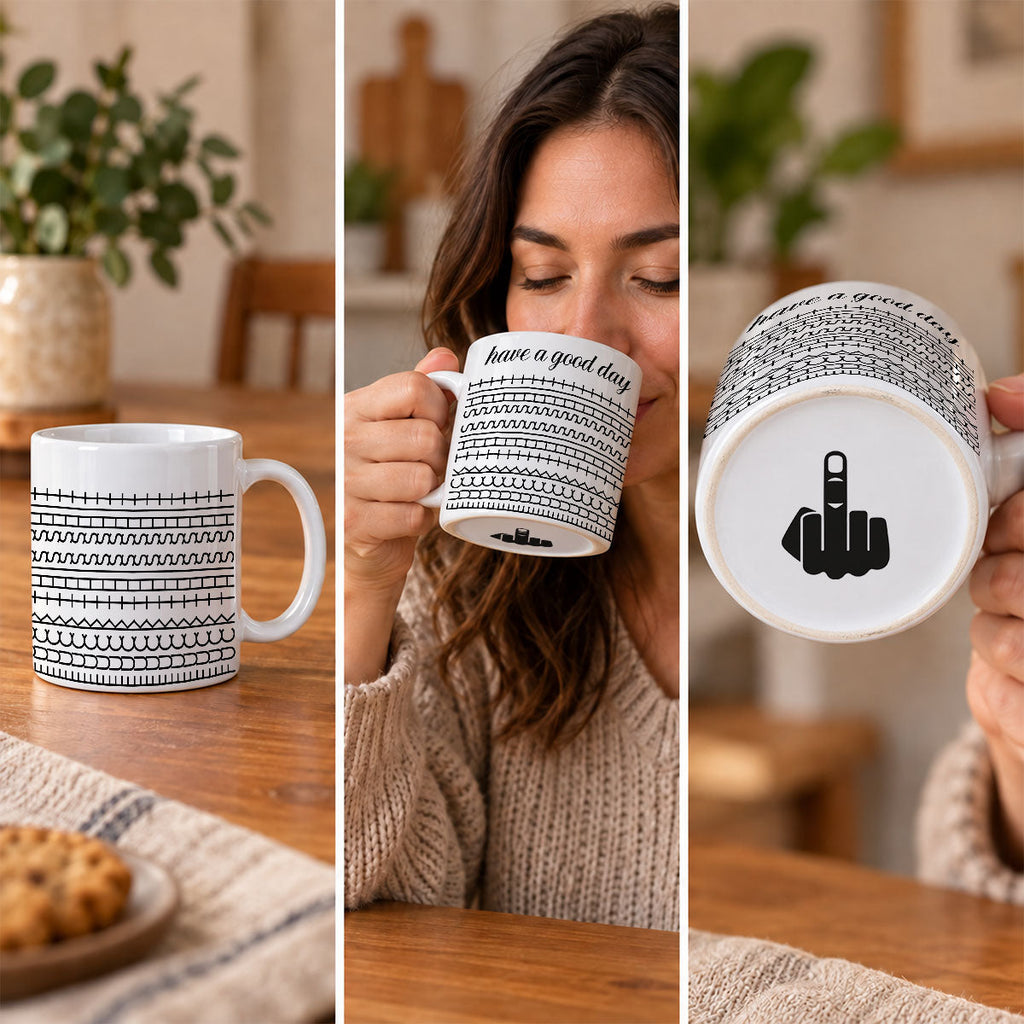 Custom Coworker, Christmas & Birthday Team Appreciation Gift • Have A Good Day - Bottom Print Mug