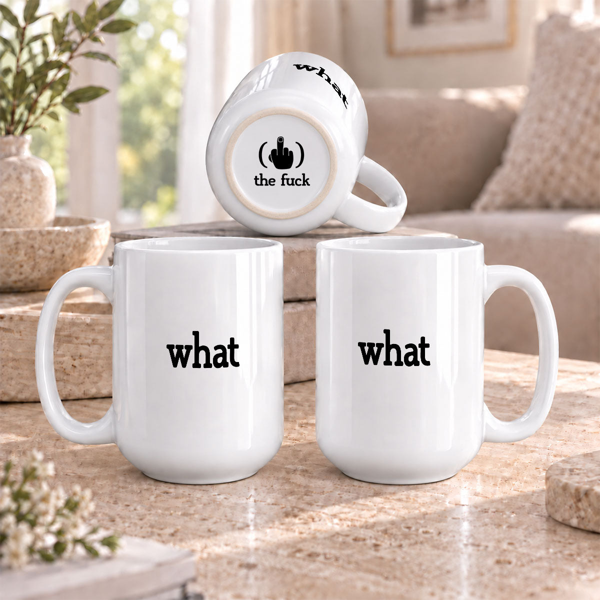 Custom Coworker, Christmas & Birthday Team Appreciation Gift • For Work Besties - Bottom Print Mug