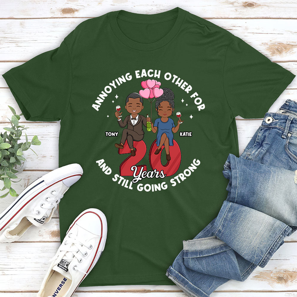 Custom Anniversary Keepsake Gifts For Couple • Annoying Each Other - Personalized Classic T-shirt