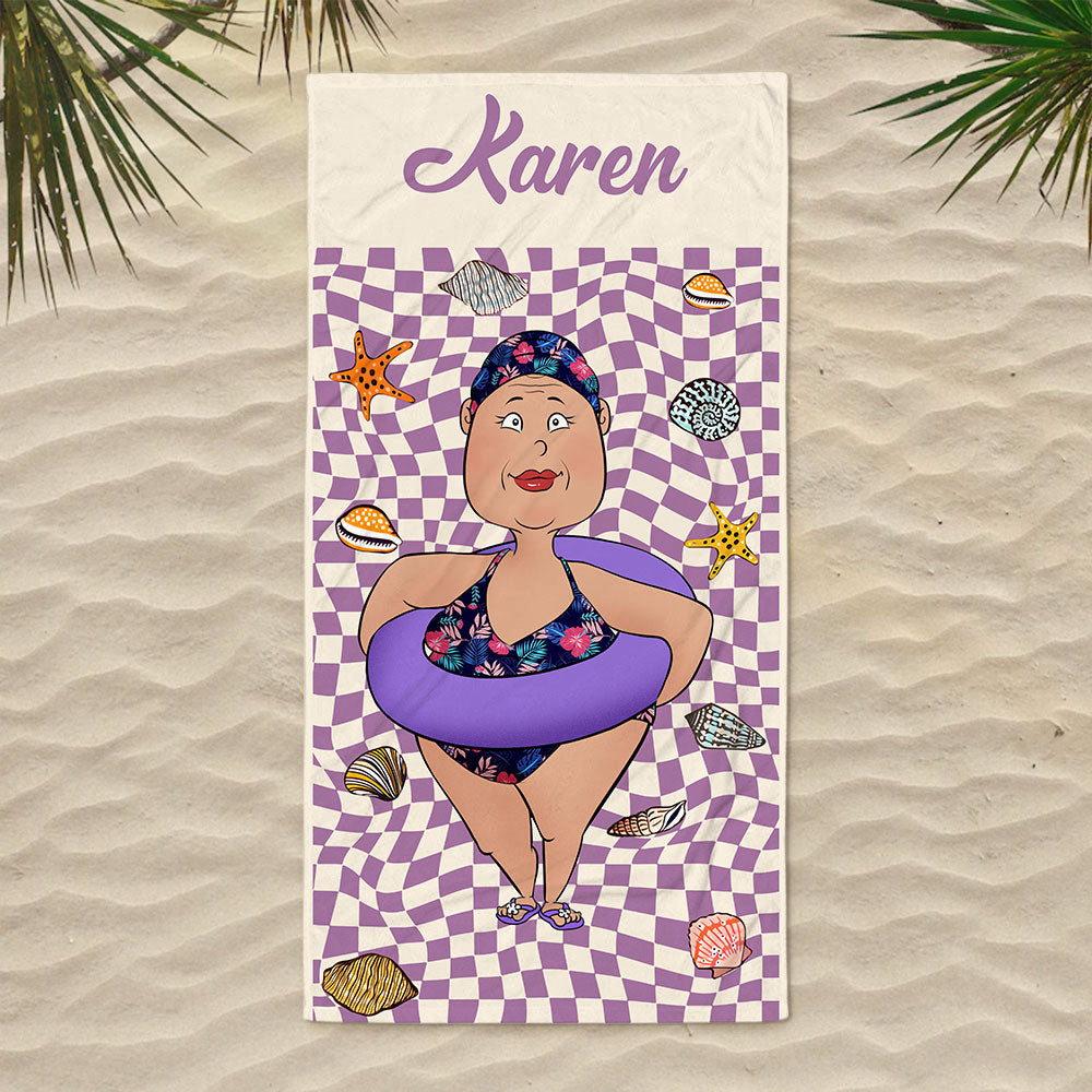 Enjoy Your Summer - Personalized Beach Towel