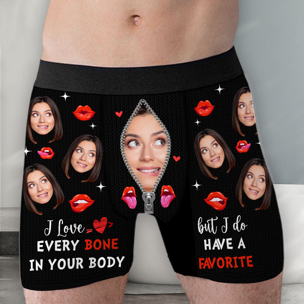 I Do Have A Favorite - Personalized Photo Men's Boxer Briefs