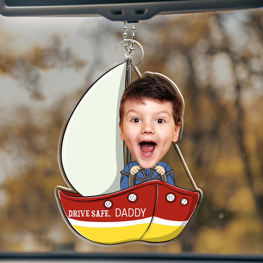 Photo Ship Baby - Personalized Acrylic Car Ornament