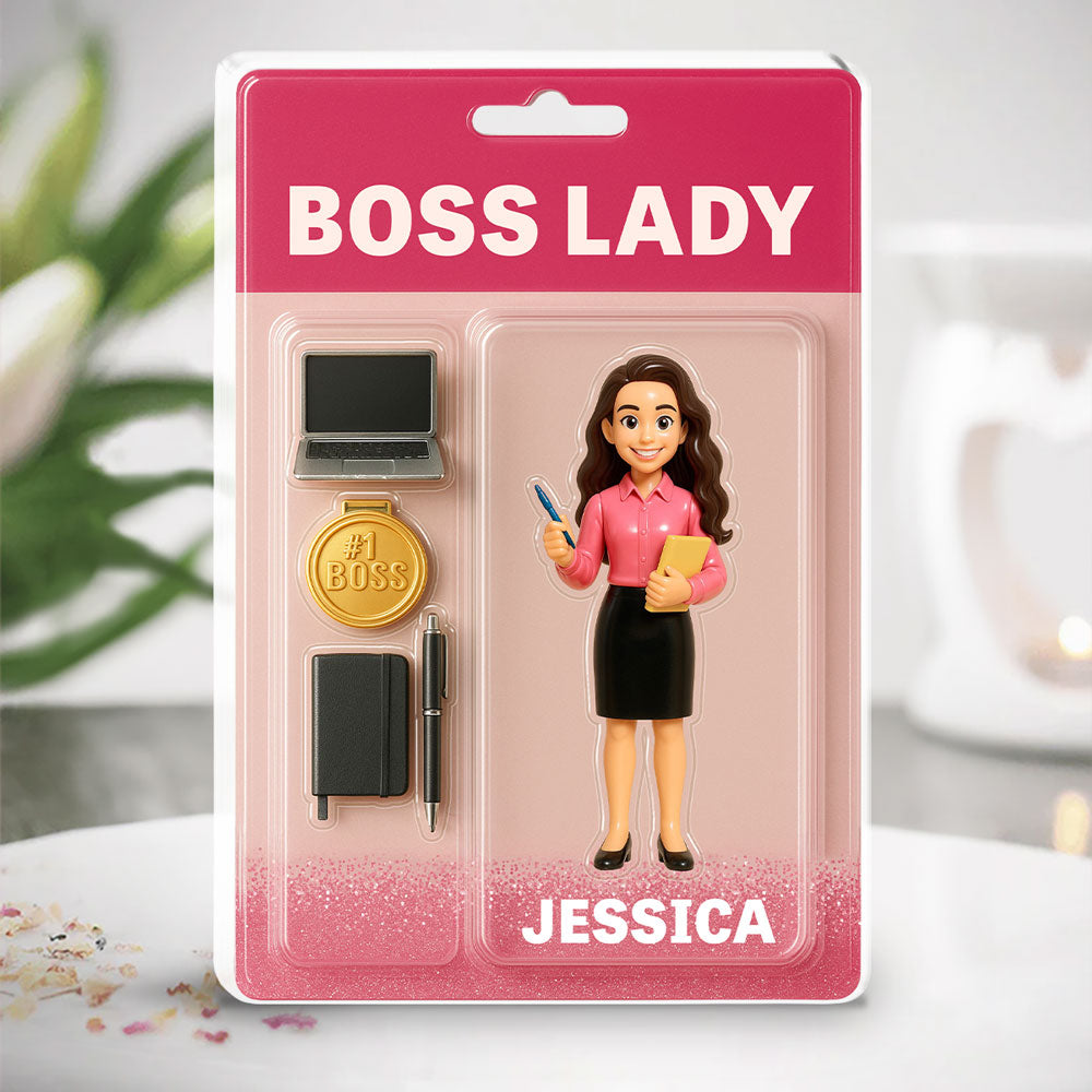 Custom Decor, Christmas Birthday Anniversary Gift Keepsake • Boss Lady - Personalized Acrylic Plaque