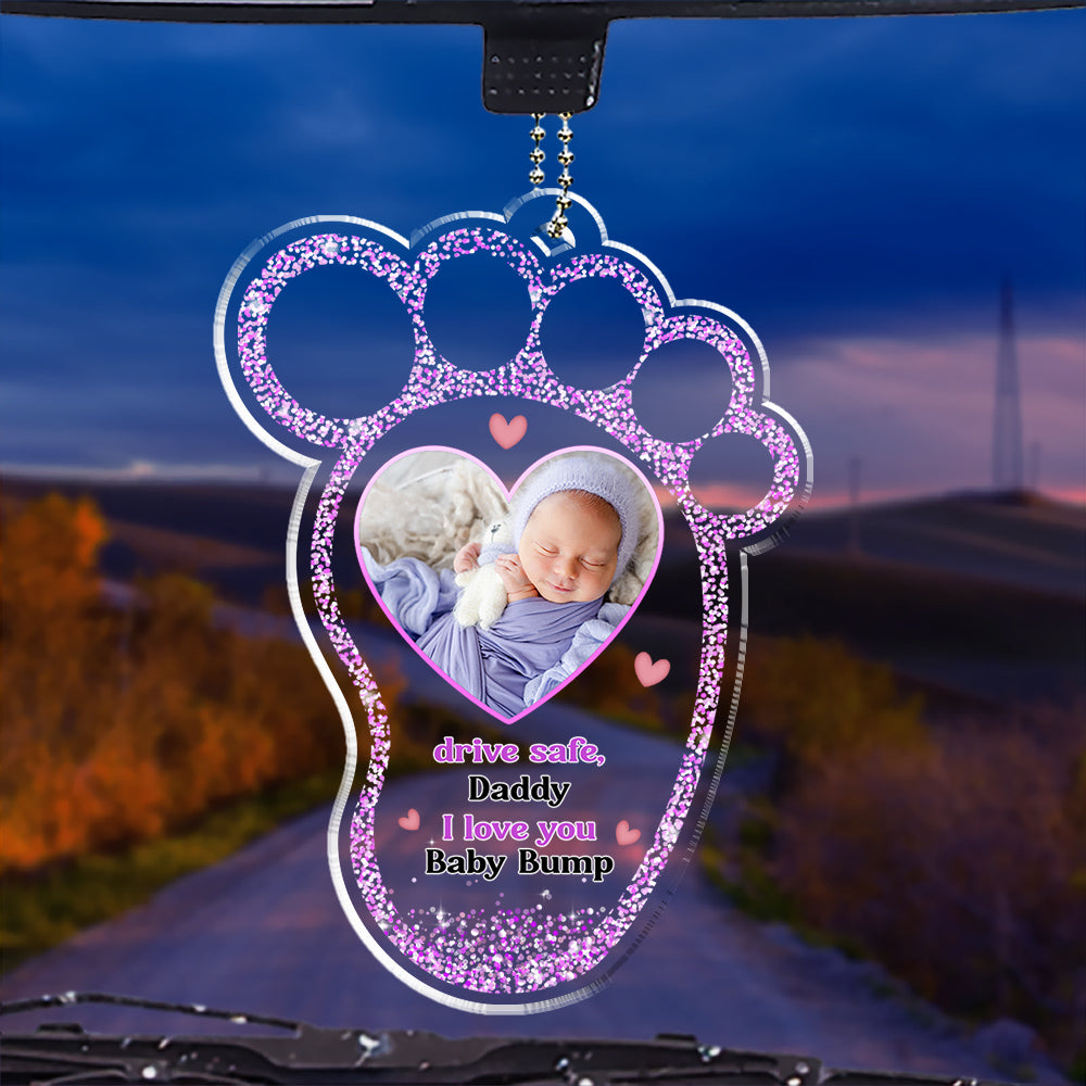 I Love You So Much - Personalized Acrylic Car Ornament