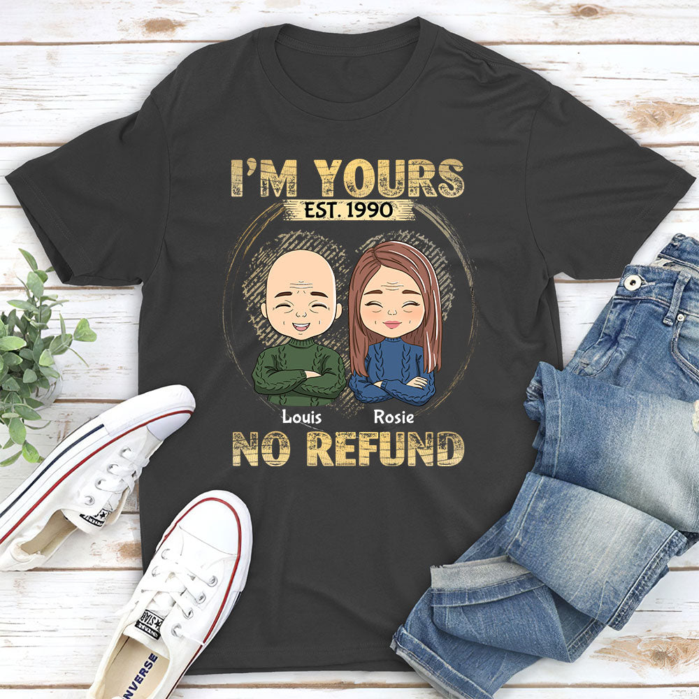 Custom Anniversary Keepsake Gifts For Couple • I'm Yours - No Refund - Personalized Classic T-shirt