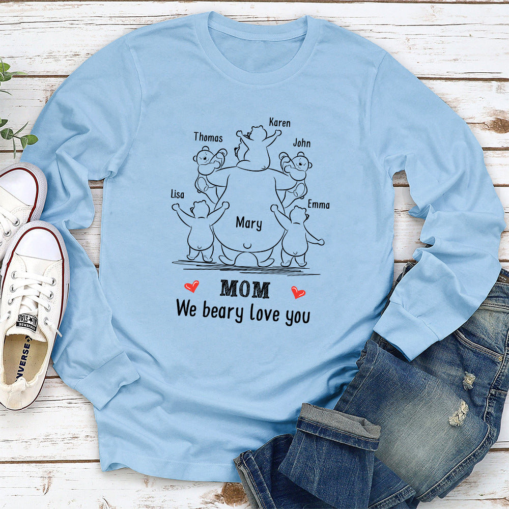 Custom Christmas & Birthday Gift for Dad & Mom • We Beary Love You Dad - Personalized Shirt