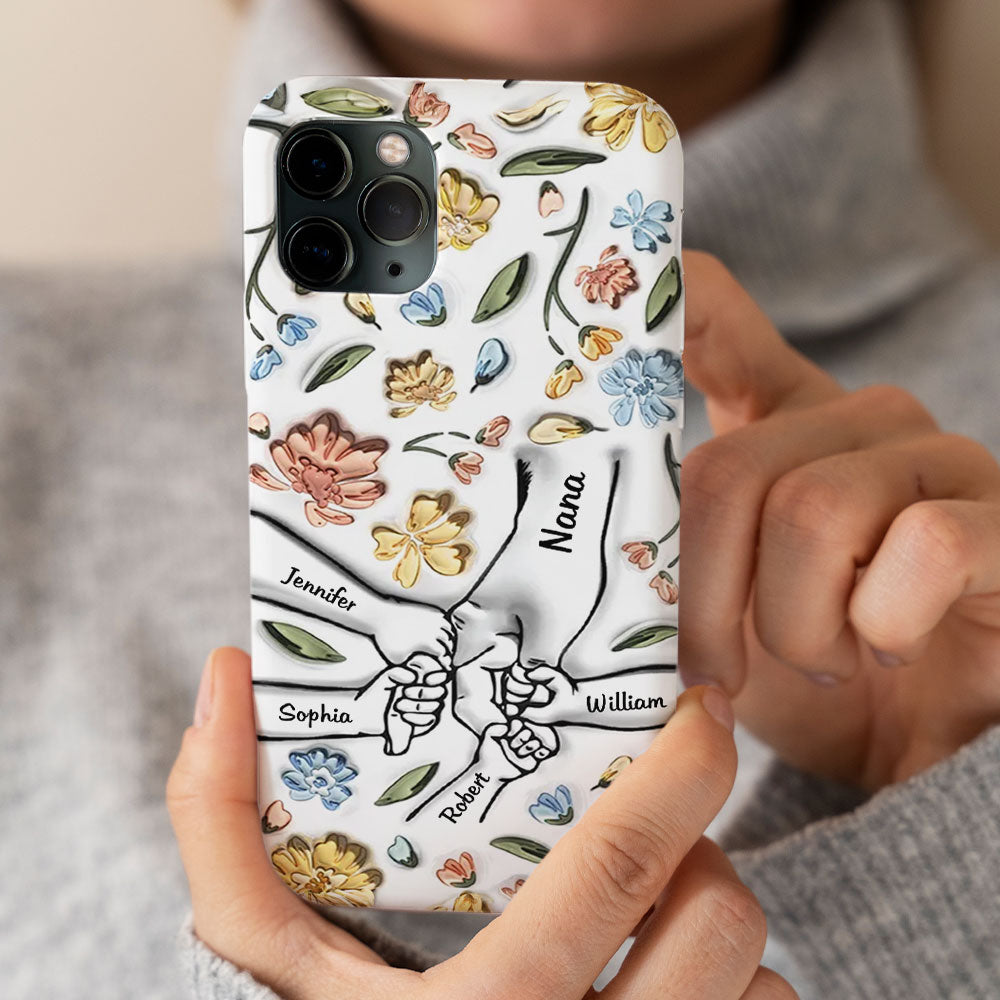 Hand In Hand, I Will Always Protect You - Personalized Phone Case