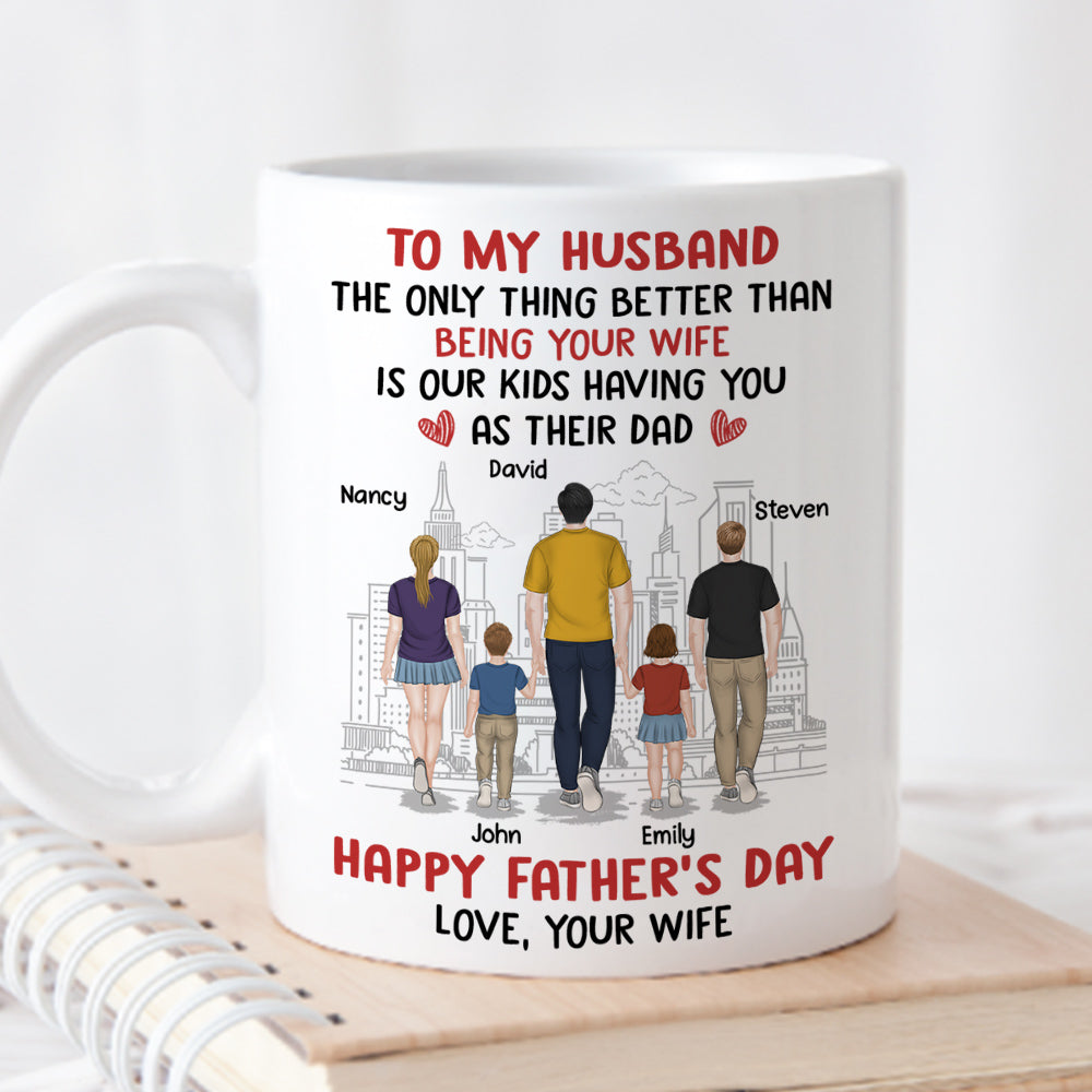 Custom Christmas & Birthday Keepsake Gift • From Wife To Husband - Personalized Coffee Mug