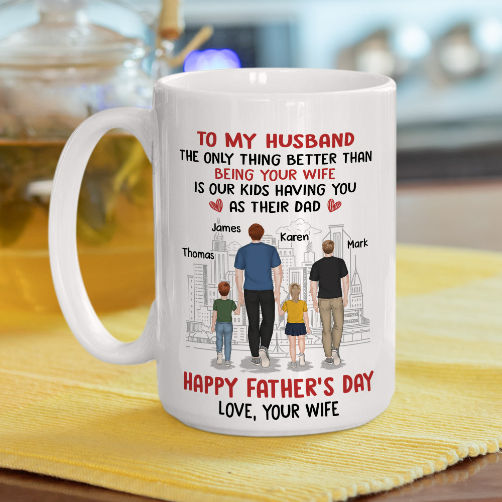 Custom Christmas & Birthday Keepsake Gift • From Wife To Husband - Personalized Coffee Mug