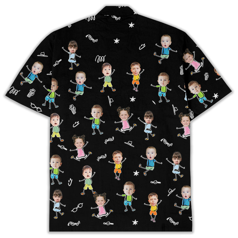 Grandpa This Belongs - Personalized Hawaiian Shirt