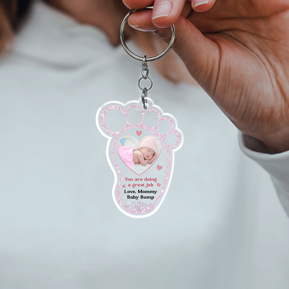 You Are Doing A Great Job - Personalized Acrylic Keychain