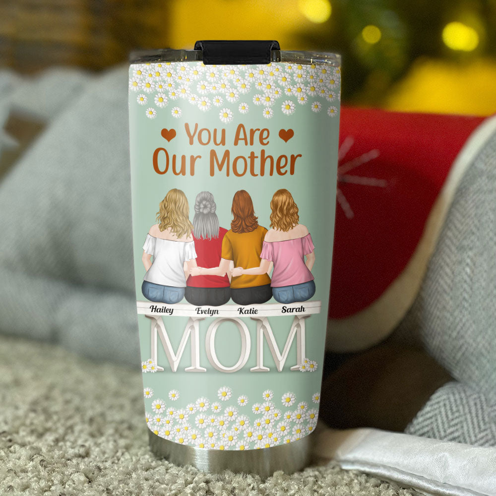 Custom Christmas Birthday Gifts For Mom • Teaching Me How To Be Strong - Personalized Tumbler