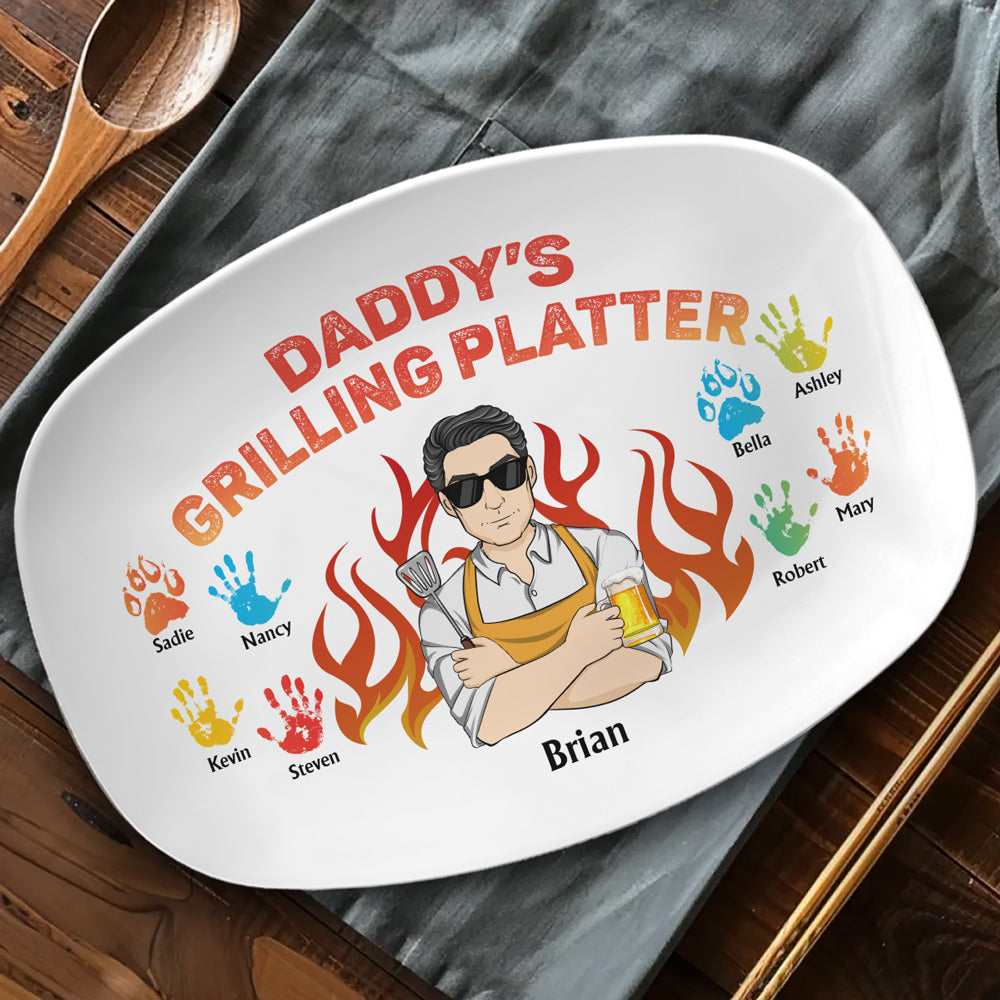 My Dad Is The Best Cook - Personalized Platter