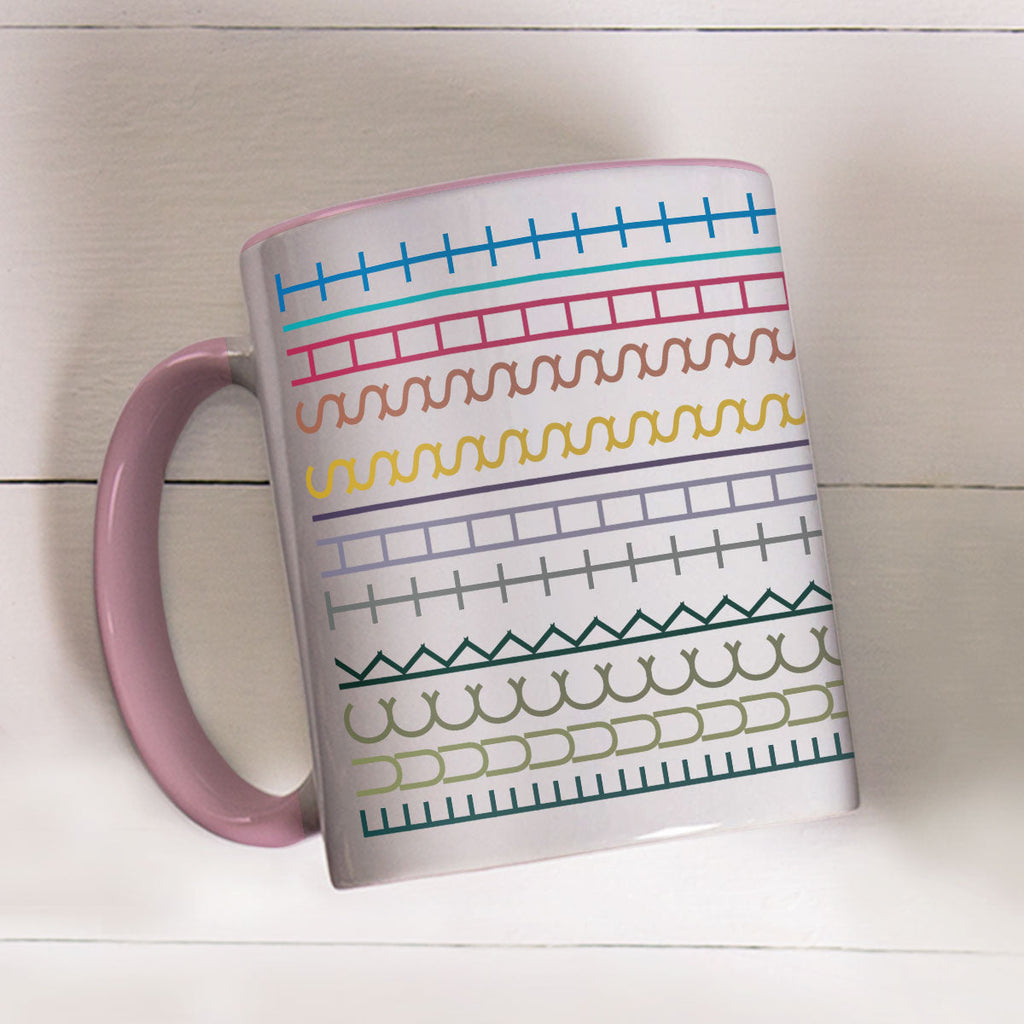 Custom Hidden Message Mug, Funny Gag Gift for Coworker Friend Girlfriend • Peace Out The Drama Begins - Accent Mug