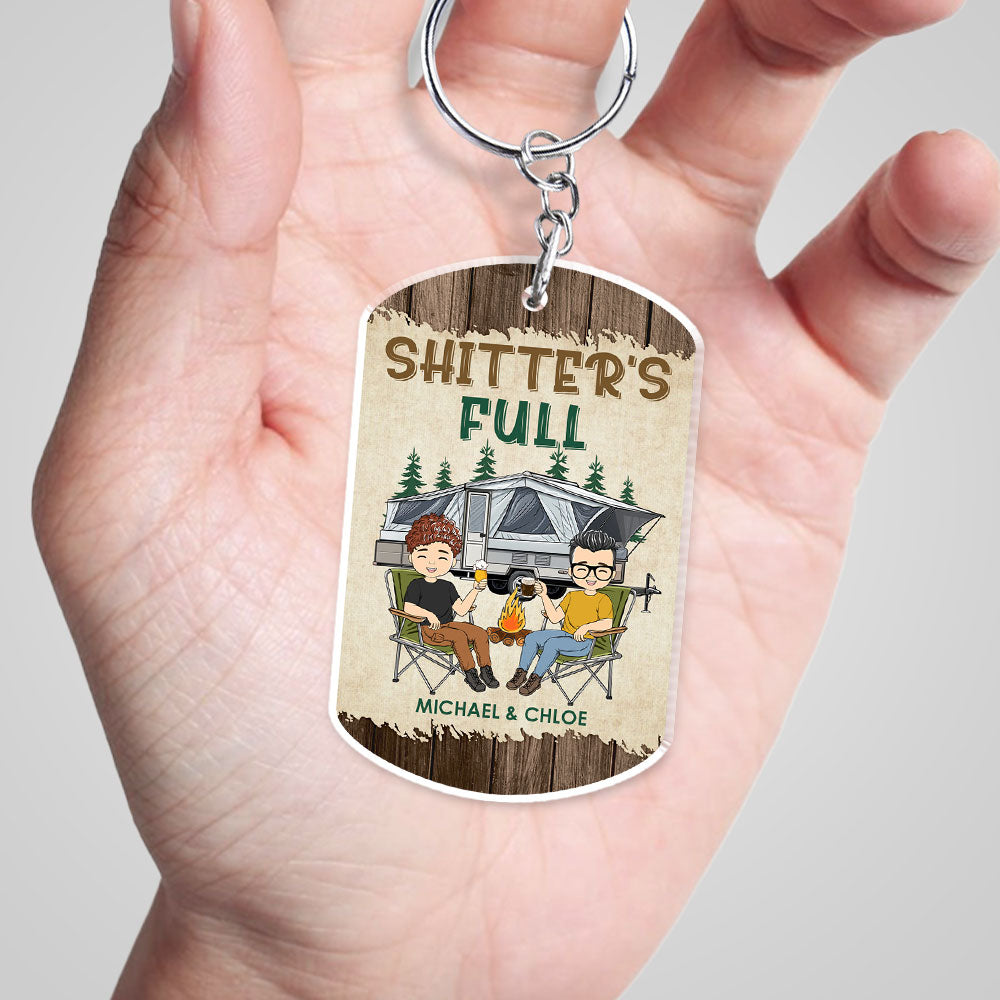 Happy Campers - Personalized Acrylic Keychain