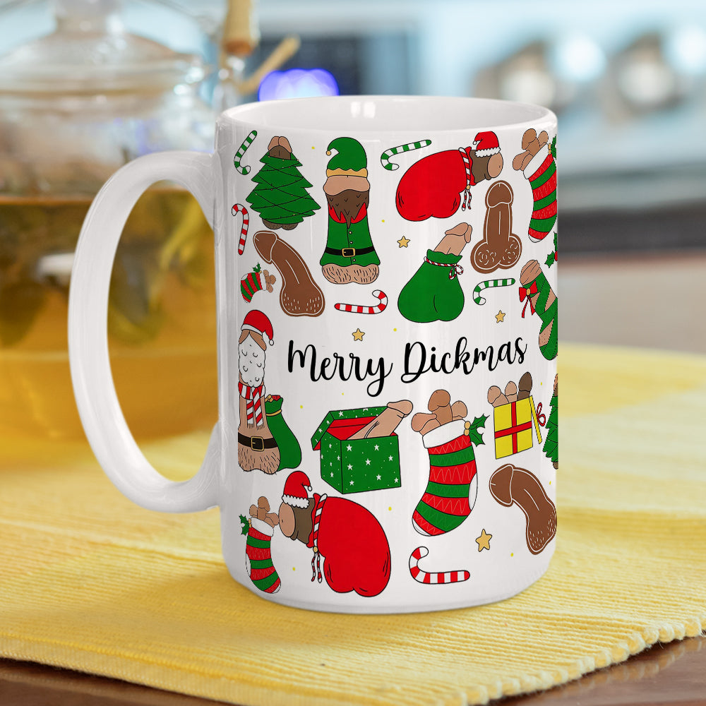 Funny Gag Gift for Coworker Friend, White Elephant Christmas Gift • Christmas Just Got Much Harder - Coffee Mug