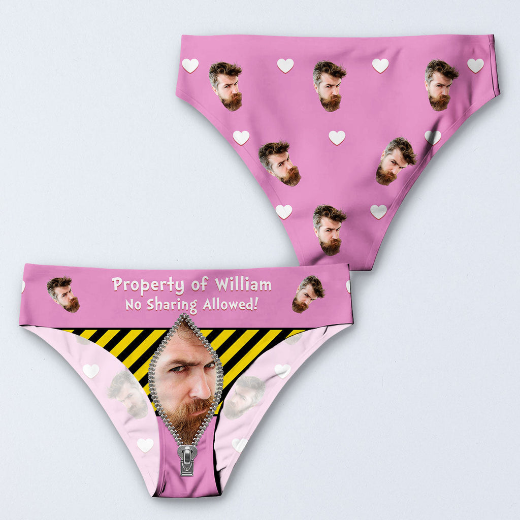 No Sharing Allowed - Personalized Women Briefs