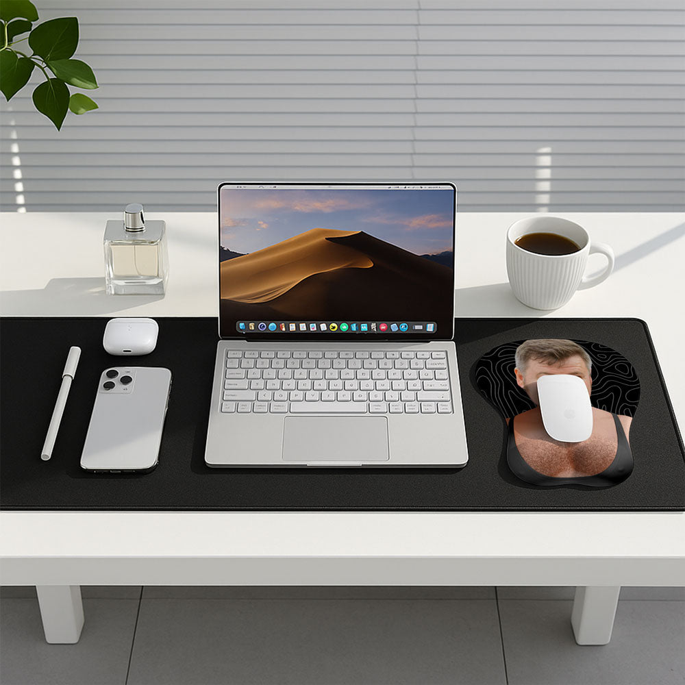 Face Couple Prank - Personalized 3D Mouse Pad