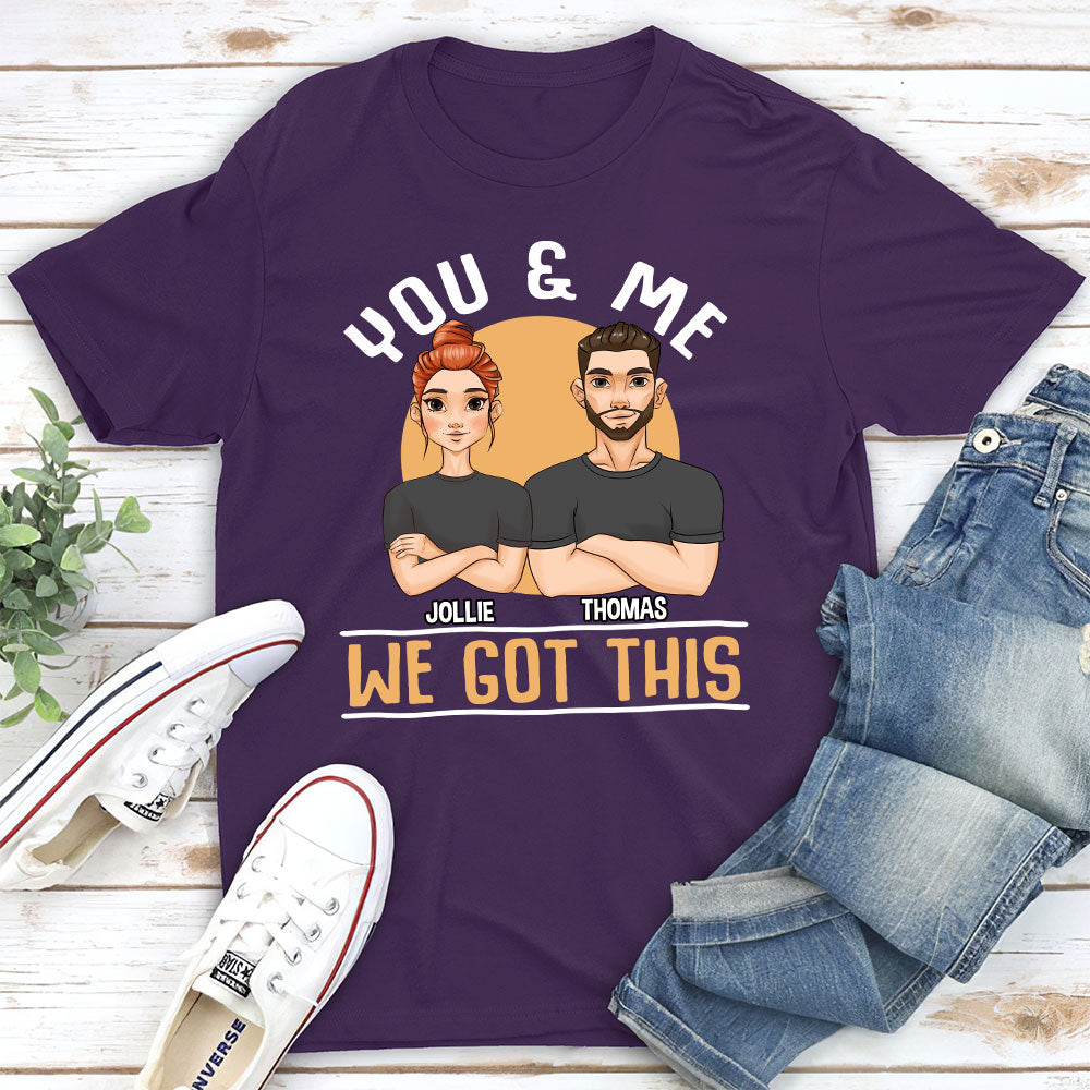 Custom Anniversary Keepsake Gifts For Couple • We Got This - Personalized Classic T-shirt
