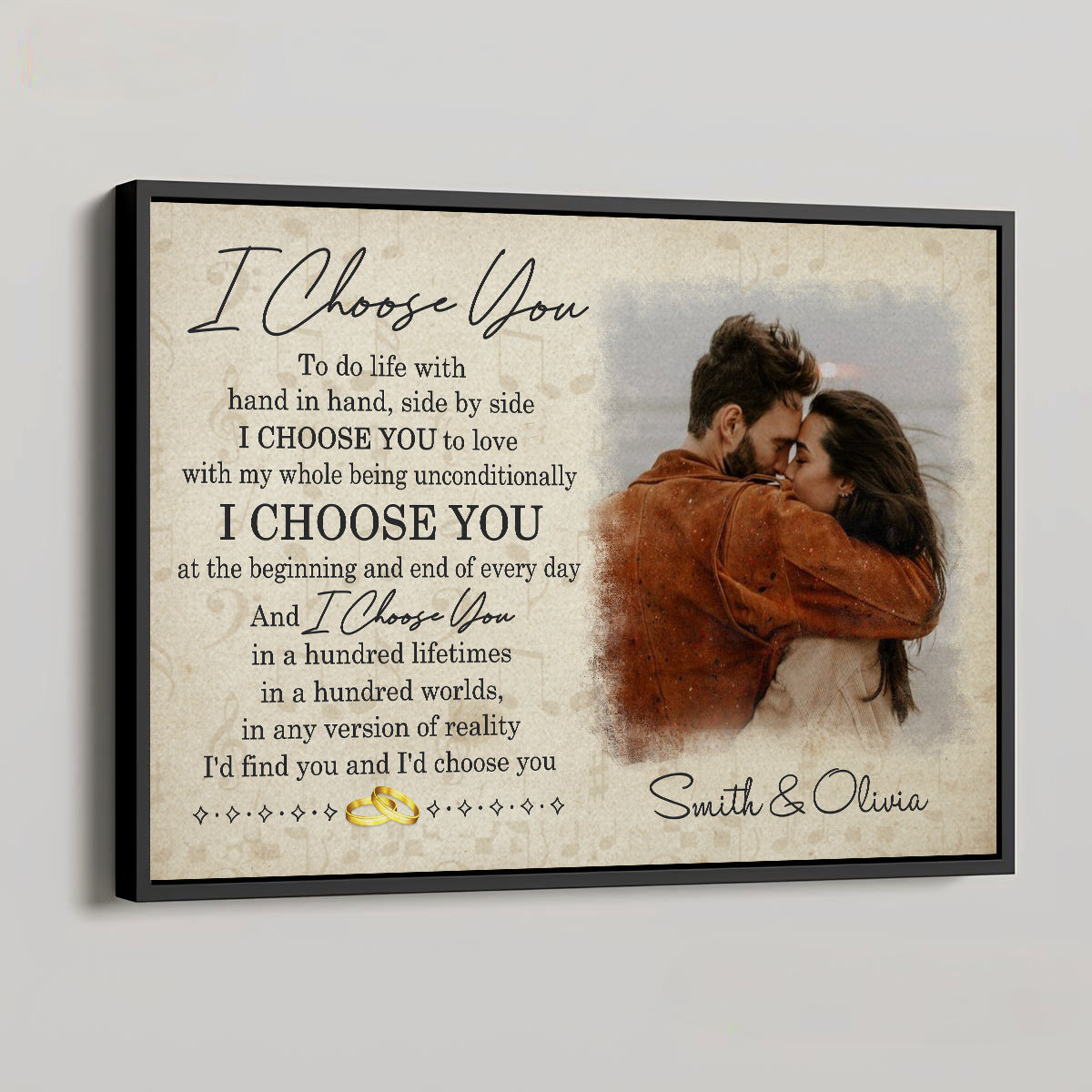 I Choose You - Personalized Poster
