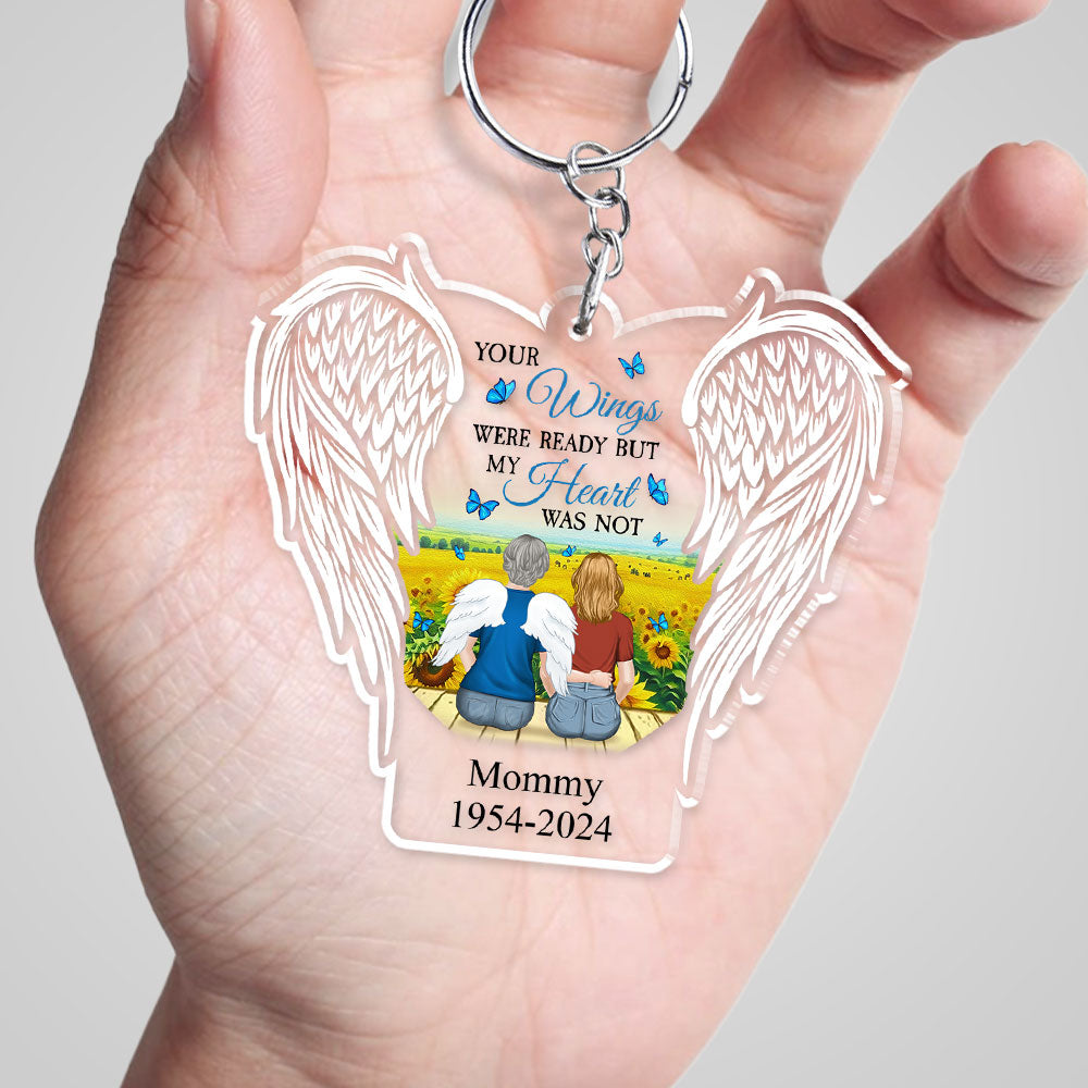 Your Light Will Always Shine In My Heart - Personalized Acrylic Keychain