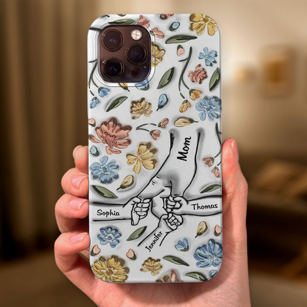 Hand In Hand, I Will Always Protect You - Personalized Phone Case