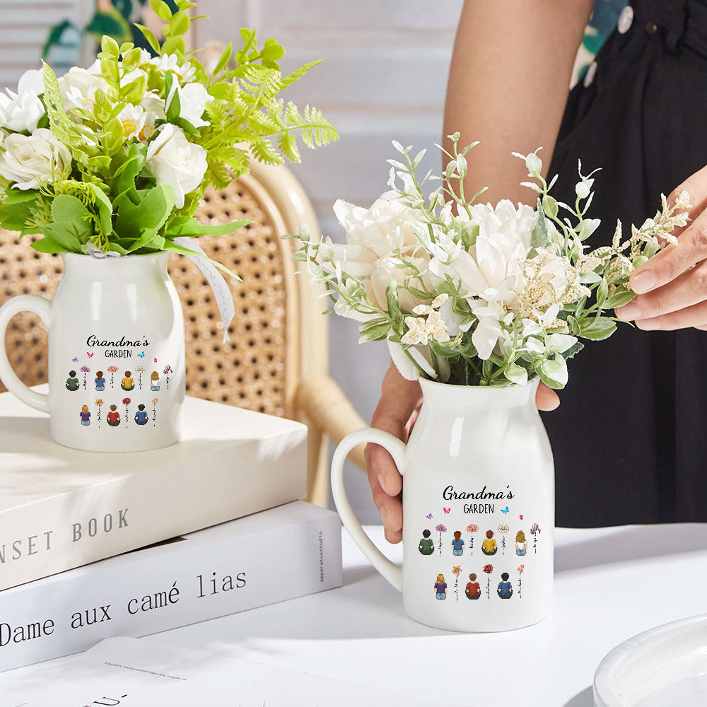 Wonderful Birth Month Flowers - Personalized Home Decor Flower Vase
