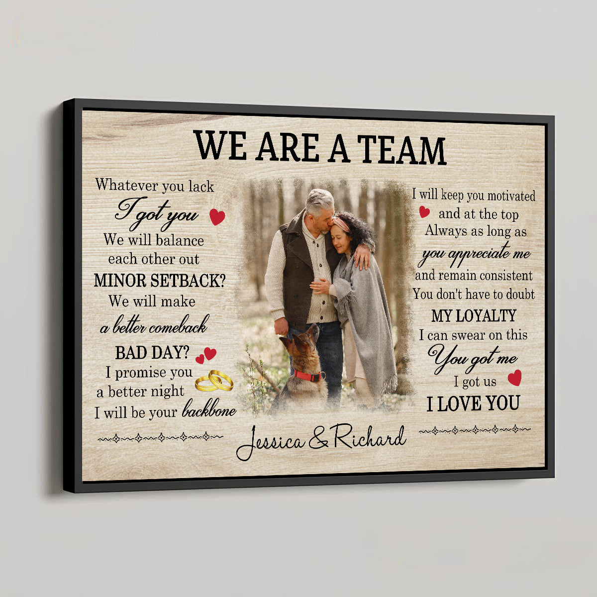 You Got Me I Got Us - Personalized Poster