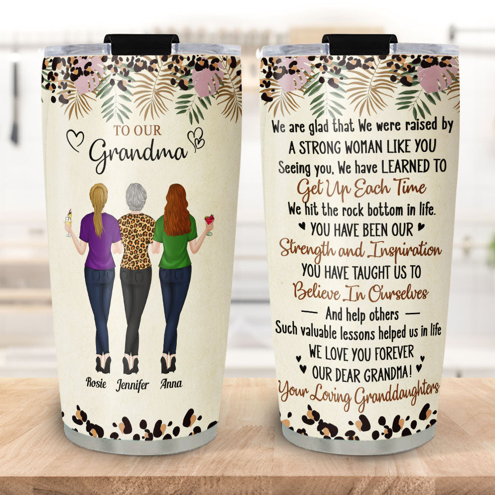 Custom Christmas Birthday Gifts For Mom • You Have Been My Strength And Inspiration - Personalized Tumbler