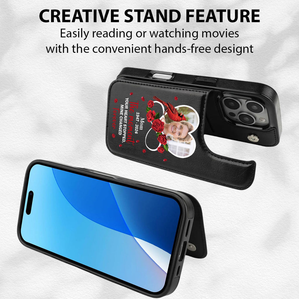 My Heart Changed Forever - Personalized Leather Phone Case
