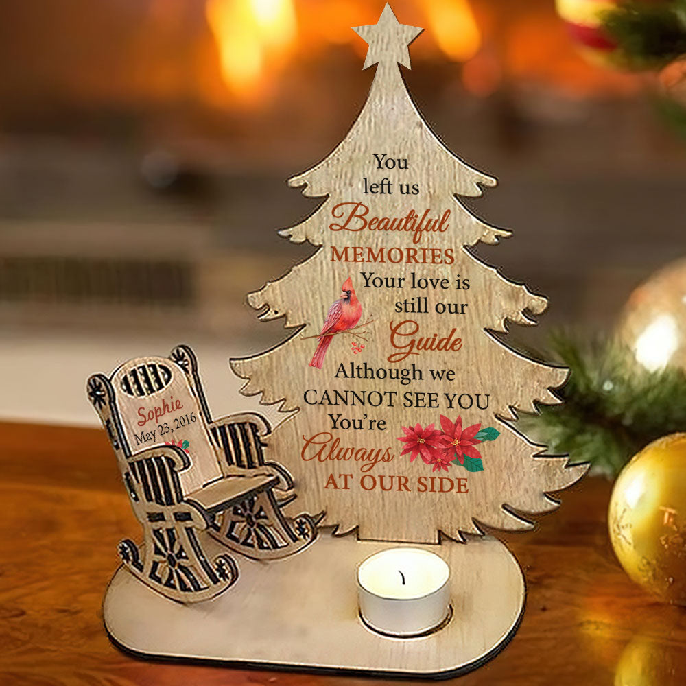 You Are Always At Our Side - Personalized Candle Holder