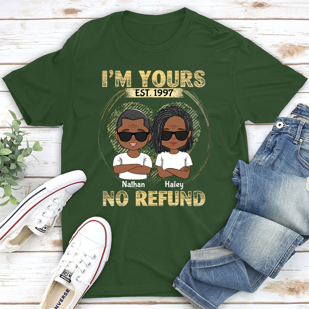 Custom Anniversary Keepsake Gifts For Couple • I'm Yours - No Refund - Personalized Classic T-shirt