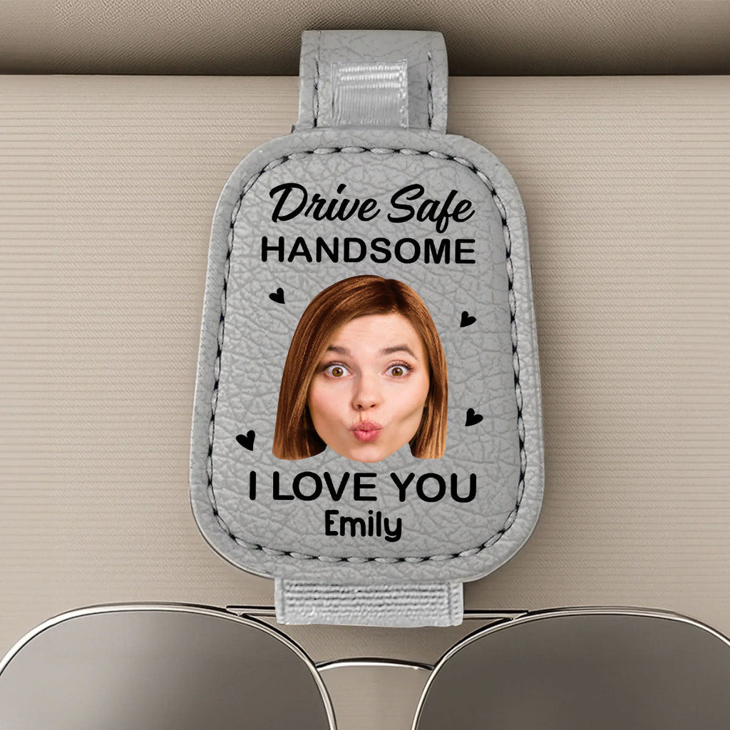 I Love You - Personalized Sunglasses Holder For Car Visor