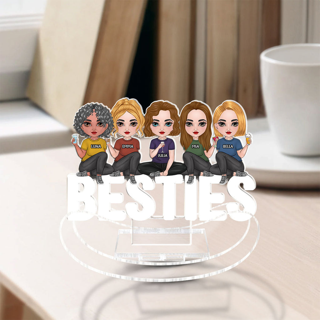 Cartoon Bestie - Personalized Acrylic Shaking Stand