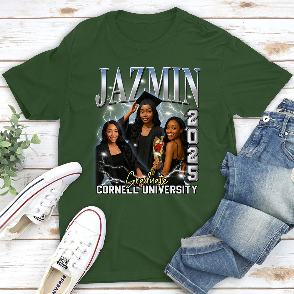 Custom Photo Christmas & Birthday Keepsake Gift • Congrats 2025 Graduate - Personalized Shirt