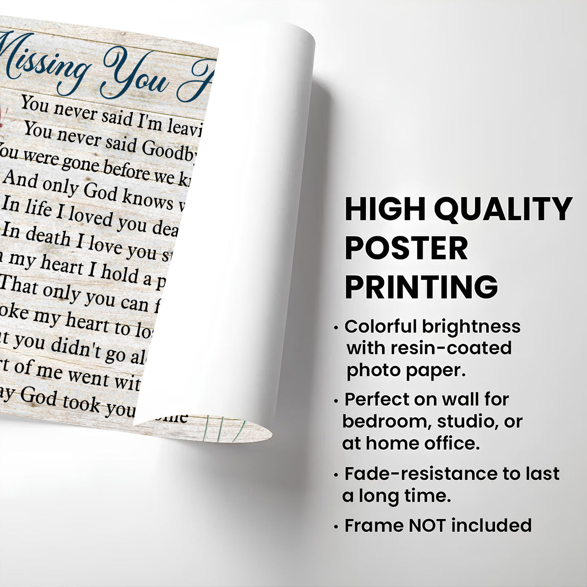 Missing You Always - Personalized Poster