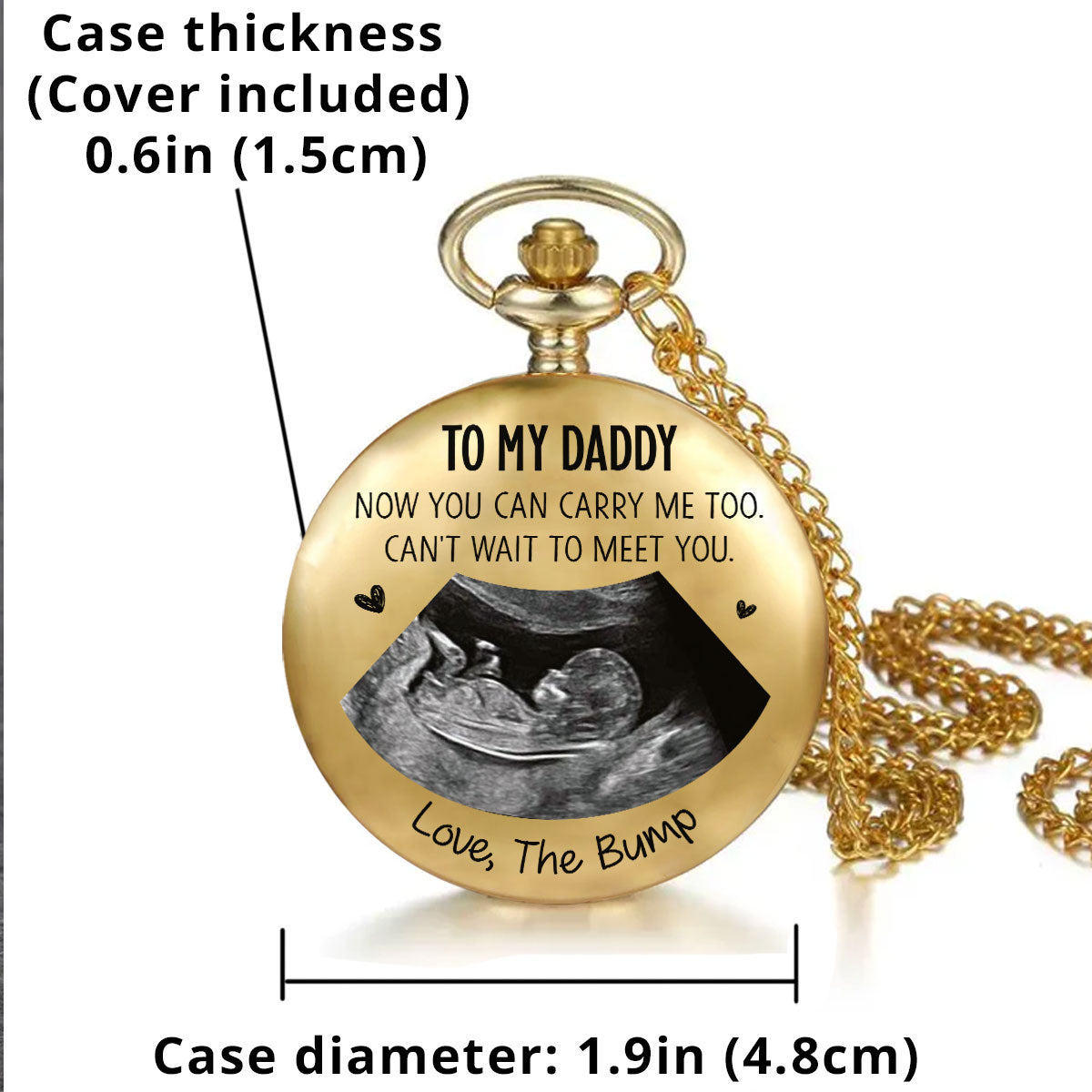 Carry Me - Personalized Print Pocket Watch