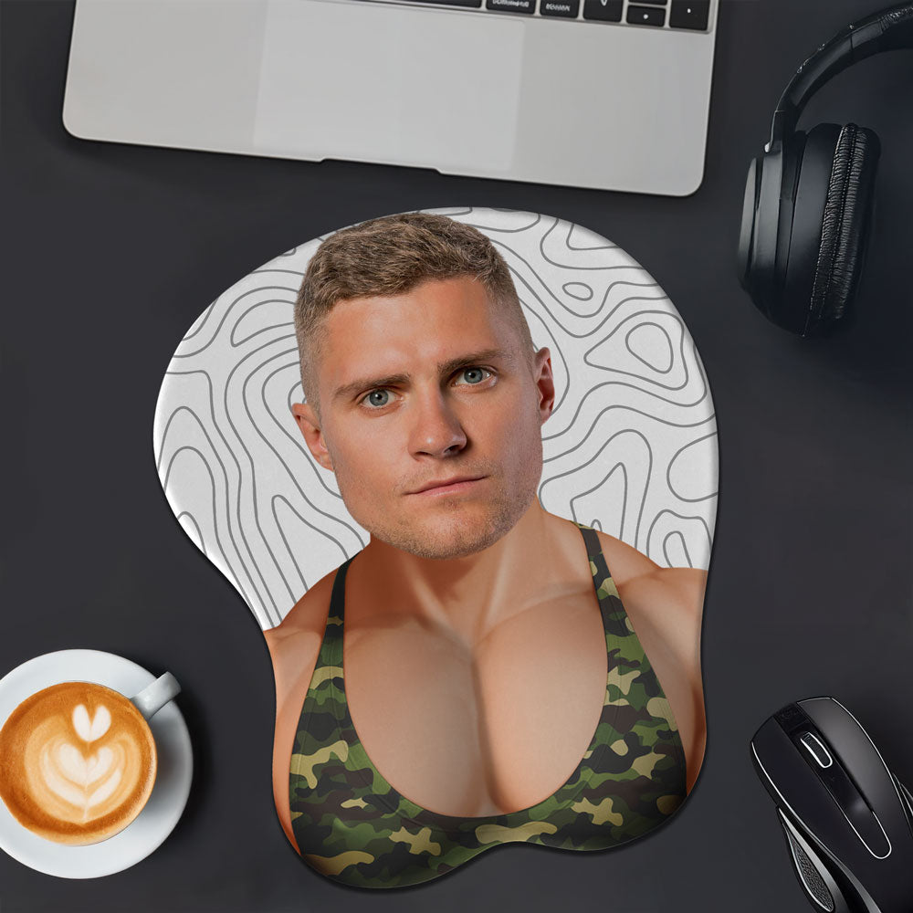 Face Couple Prank - Personalized 3D Mouse Pad
