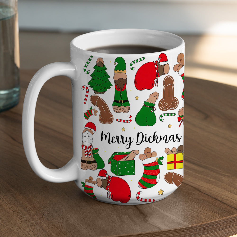 Funny Gag Gift for Coworker Friend, White Elephant Christmas Gift • Christmas Just Got Much Harder - Coffee Mug