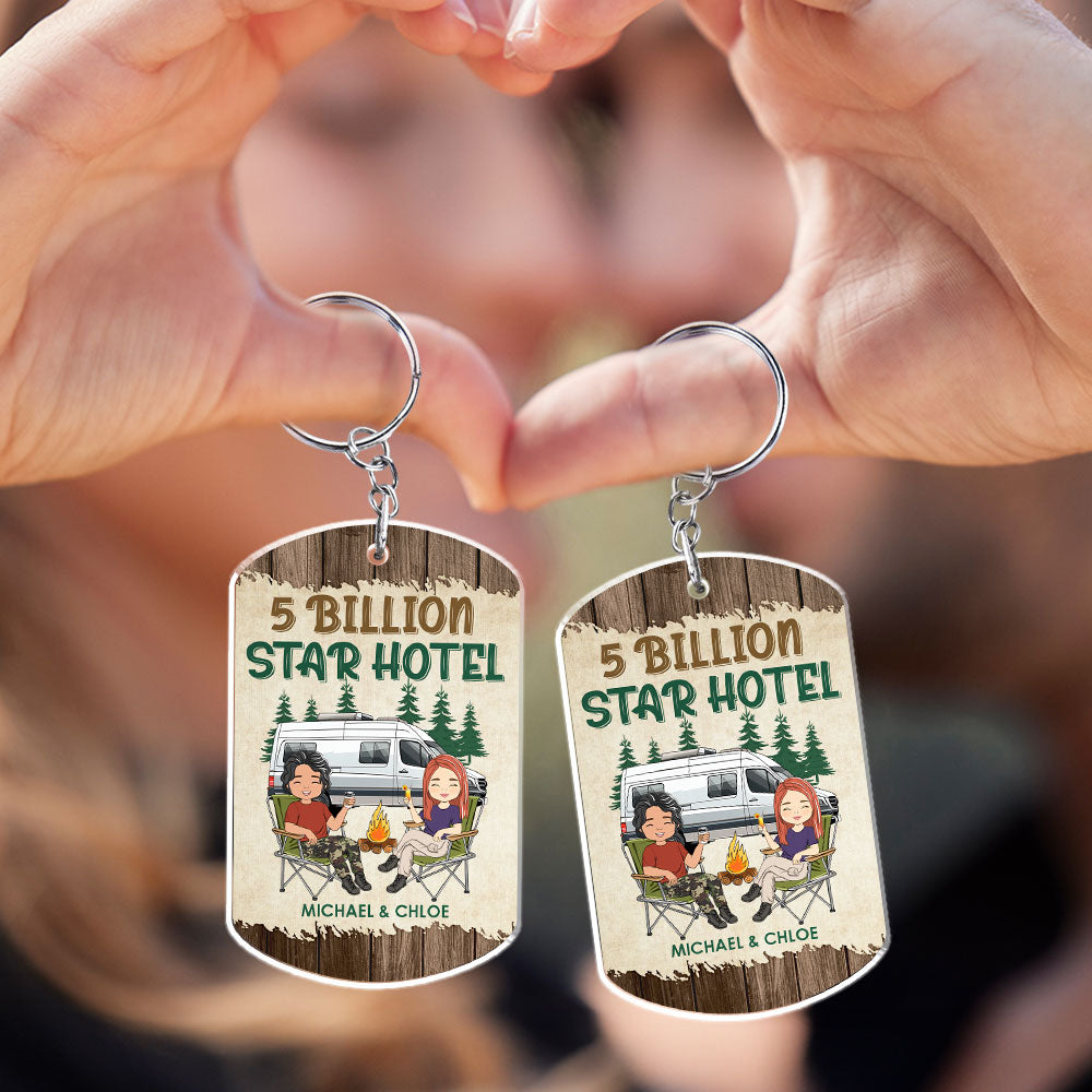 Happy Campers - Personalized Acrylic Keychain