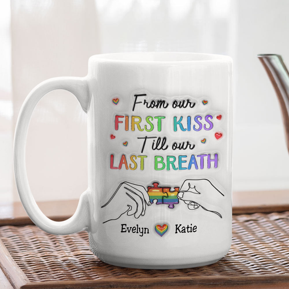 Custom Anniversary Keepsake Gifts For Couple • Only One Annoy My Life - Personalized 3D Inflated Effect Mug