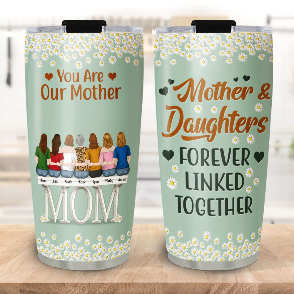 Custom Christmas Birthday Gifts For Mom • Teaching Me How To Be Strong - Personalized Tumbler